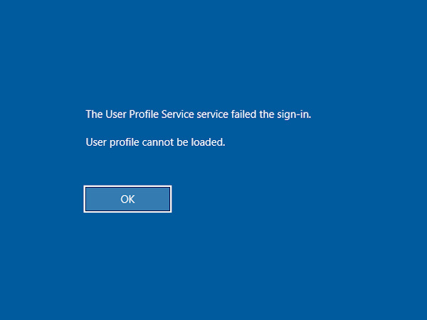 Windows 10 User Profile Service Failed During Login - Quick Fix | Ed ...